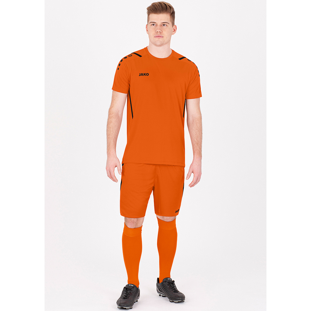 JERSEY JAKO CHALLENGE NEON ORANGE-BLACK MEN. 