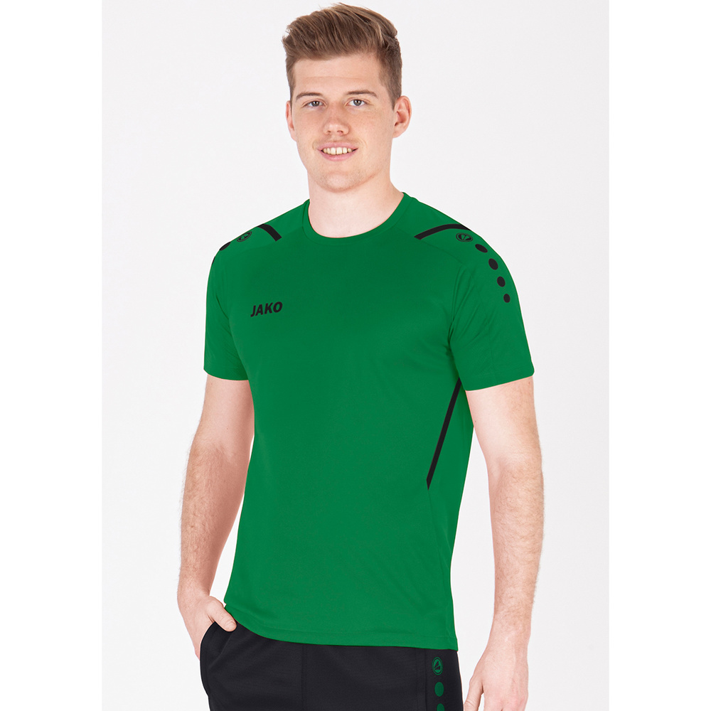 JERSEY JAKO CHALLENGE SPORT GREEN-BLACK MEN. 