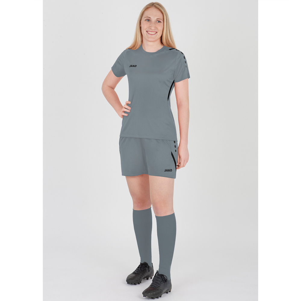 JERSEY JAKO CHALLENGE STONE GREY-BLACK WOMEN. 