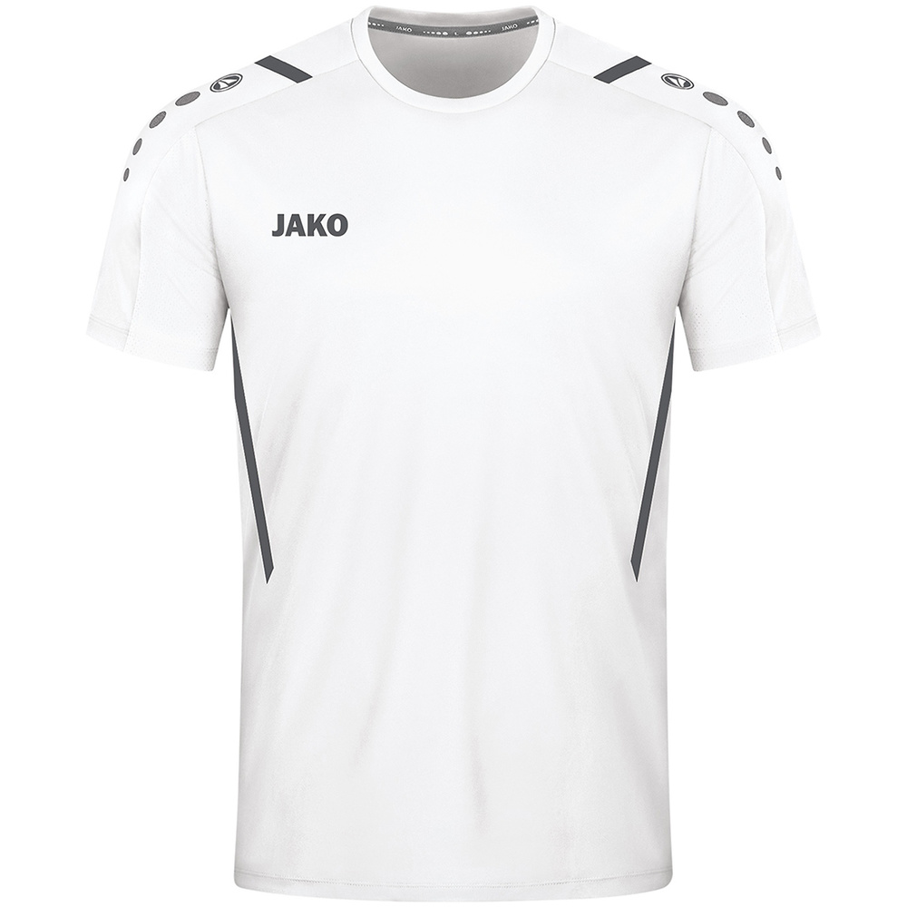 JERSEY JAKO CHALLENGE WHITE-LIGHT ANTHRACITE KIDS. 