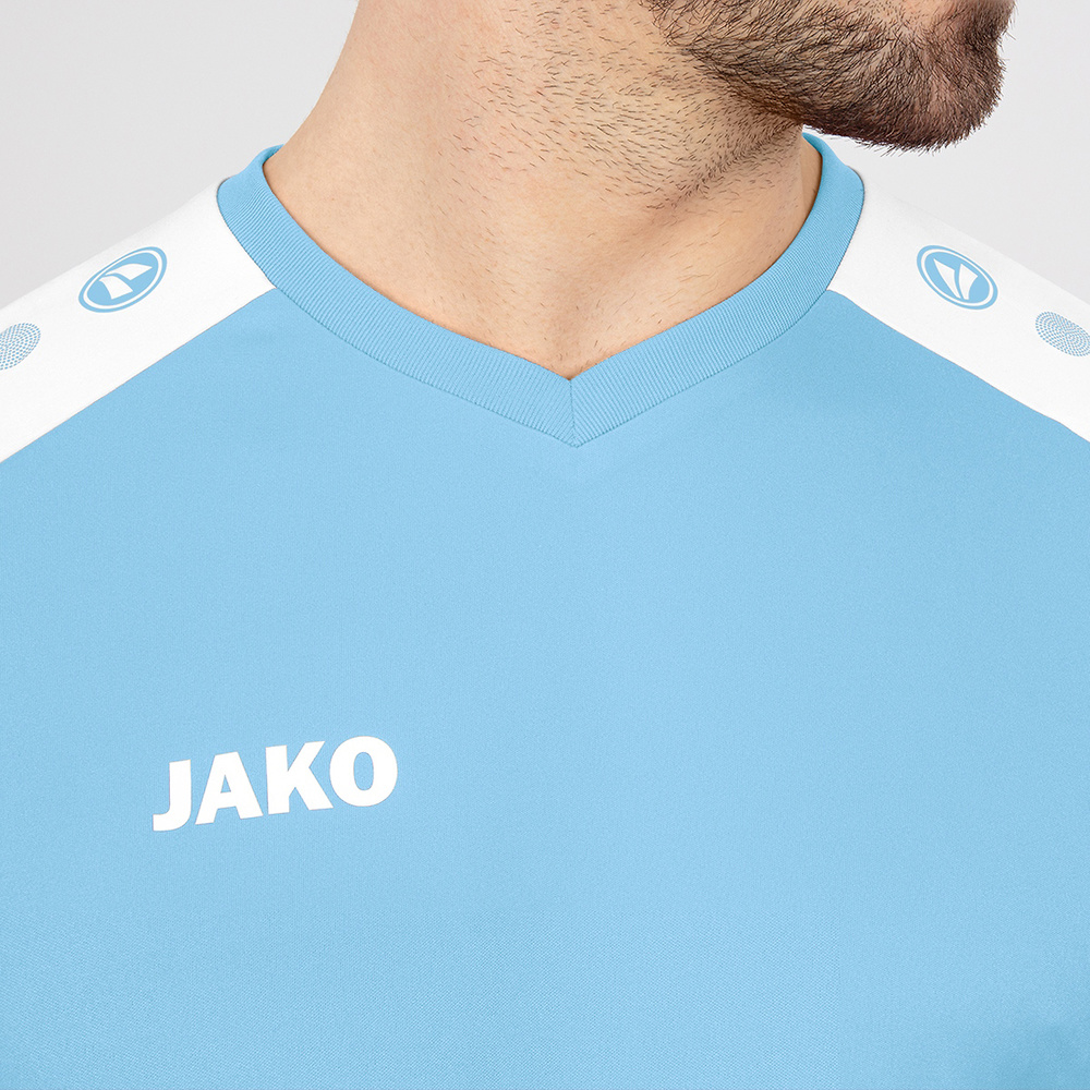 JAKO PIXEL JERSEY SHORT SLEEVE, LIGHT BLUE UNISEX.