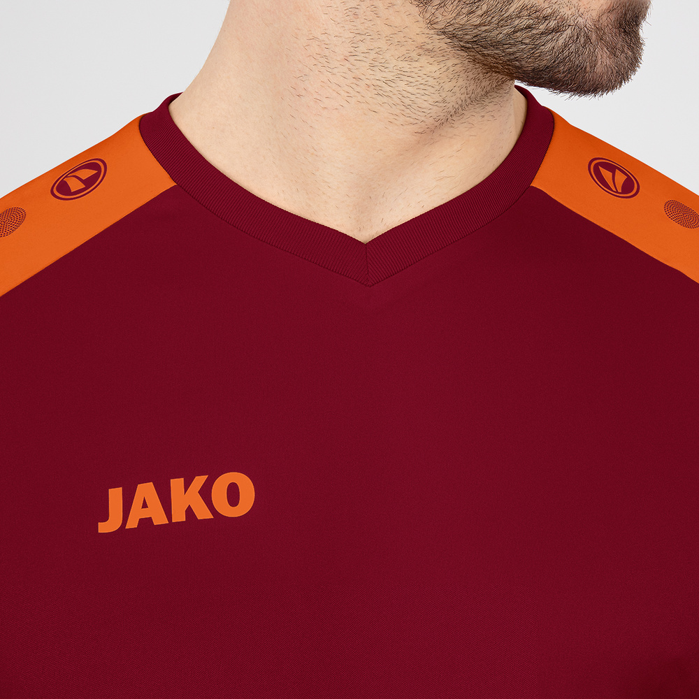 JERSEY JAKO CHAMP 2.0 SHORT SLEEVE, NEON ORANGE-WHITE KIDS.