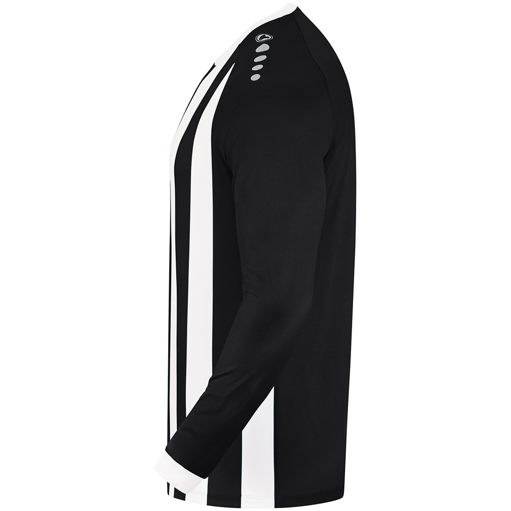 JERSEY JAKO INTER LONG SLEEVE, BLACK-WHITE-SILVER KIDS. 