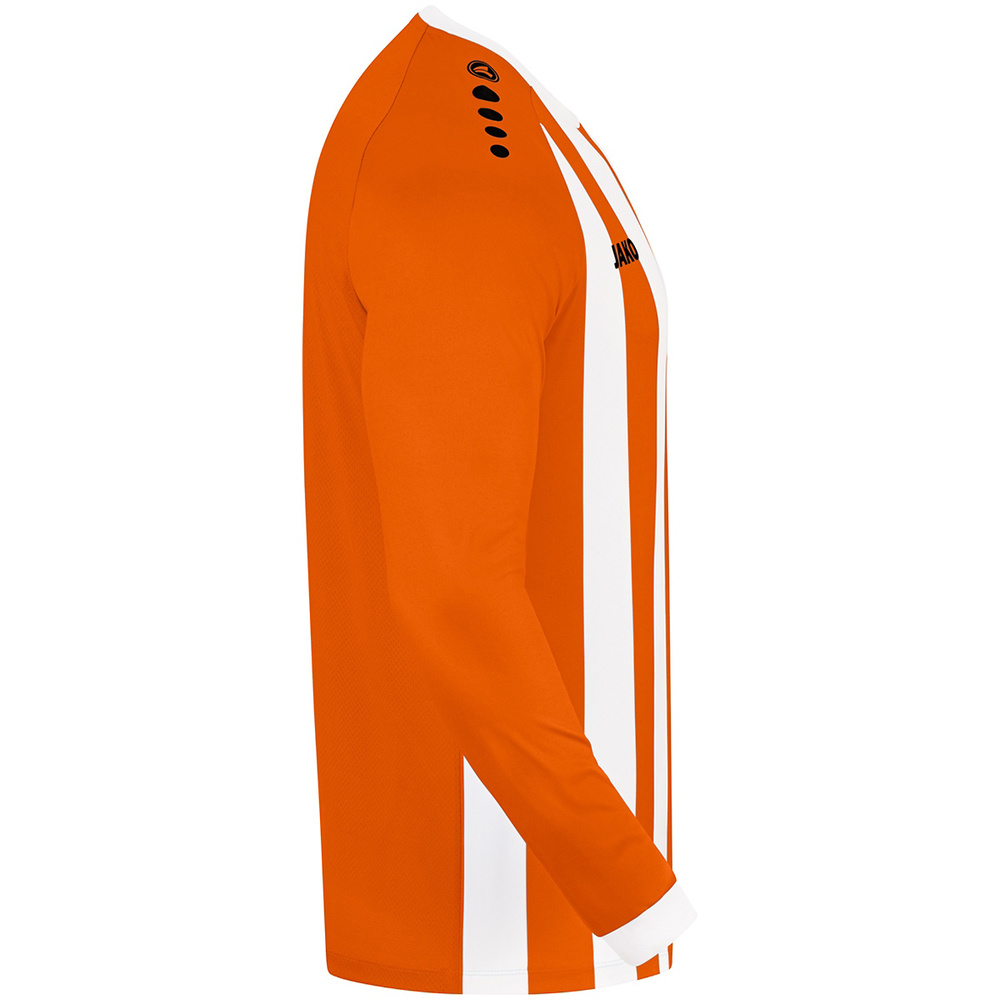 JERSEY JAKO INTER LONG SLEEVE, NEON ORANGE-WHITE KIDS. 