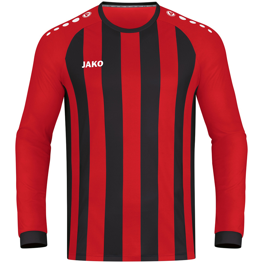 JERSEY JAKO INTER LONG SLEEVE, SPORT RED-BLACK KIDS. 