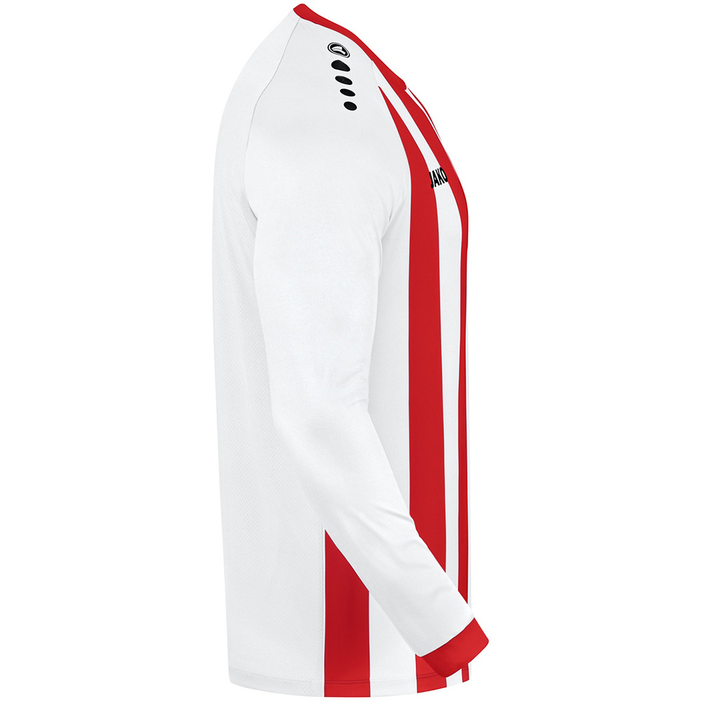 JERSEY JAKO INTER LONG SLEEVE, WHITE-SPORT RED KIDS. 