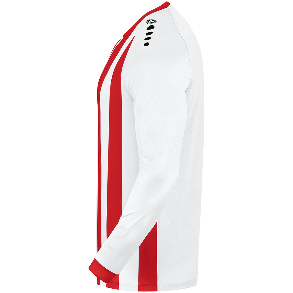 JERSEY JAKO INTER LONG SLEEVE, WHITE-SPORT RED KIDS. 