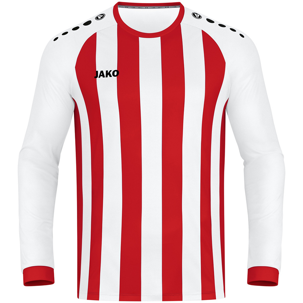 JERSEY JAKO INTER LONG SLEEVE, WHITE-SPORT RED MEN. 