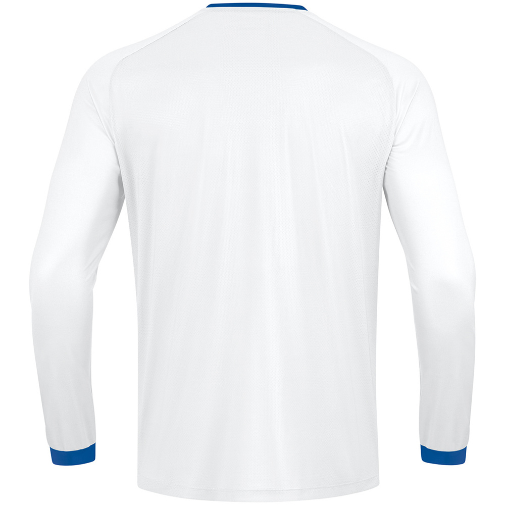 JERSEY JAKO INTER LONG SLEEVE, WHITE-SPORT ROYAL KIDS. 