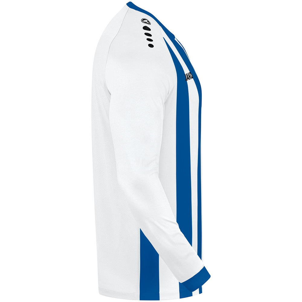 JERSEY JAKO INTER LONG SLEEVE, WHITE-SPORT ROYAL KIDS. 