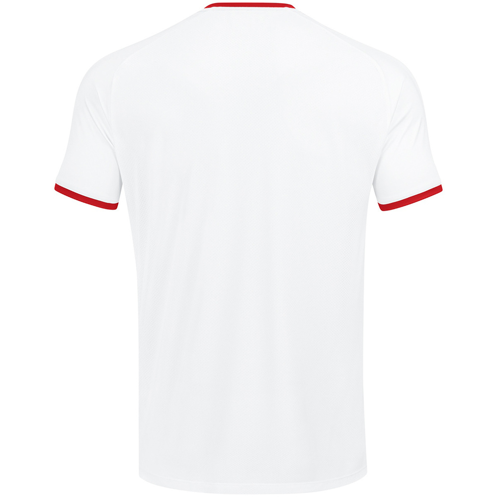 JERSEY JAKO INTER SHORT SLEEVE, WHITE-SPORT RED KIDS. 