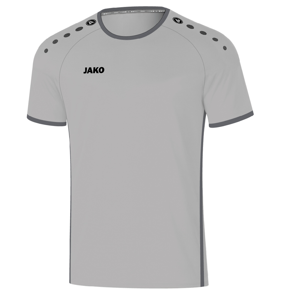 JERSEY JAKO PRIMERA SHORT SLEEVE, SOFT GREY-STONE GREY KIDS. 