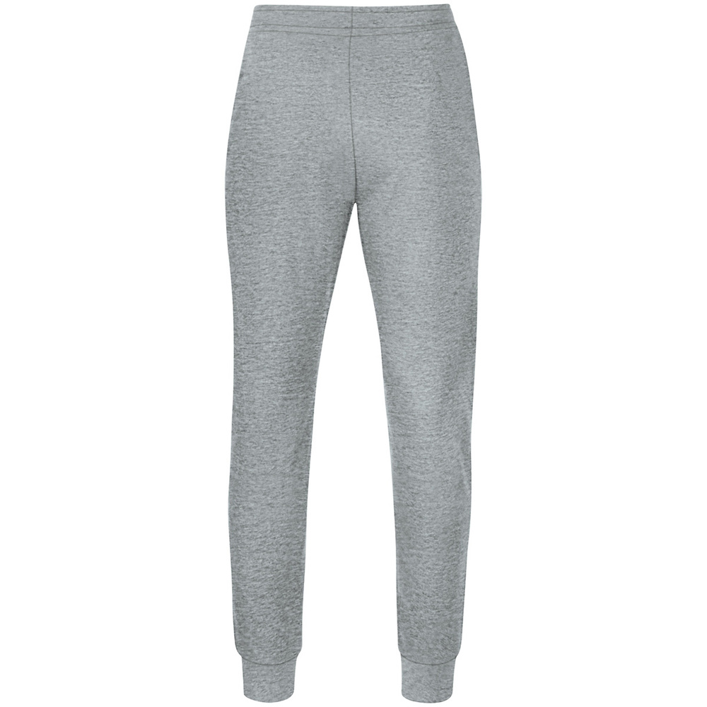 JOGGING TROUSERS JAKO BASE WITH CUFFS, LIGHT GREY MELANGE KIDS. 