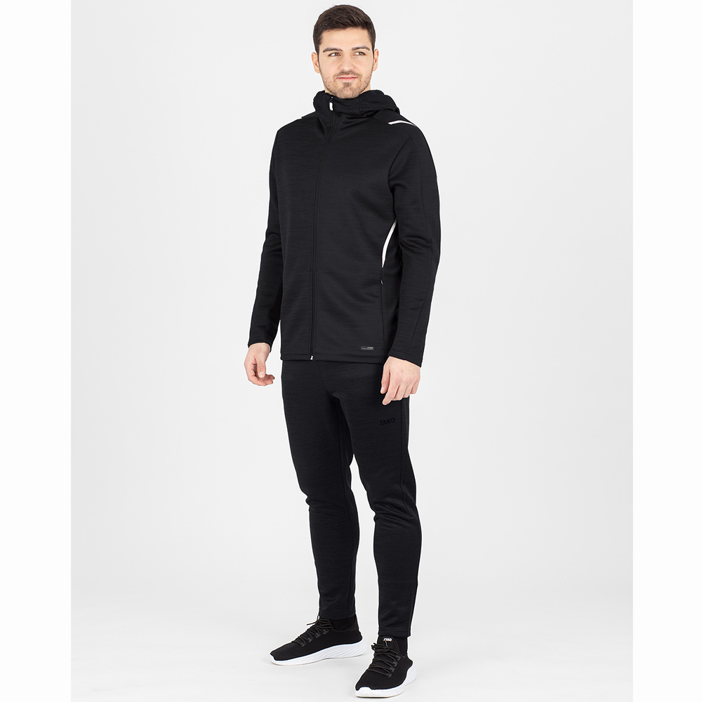 JOGGING TROUSERS JAKO CHALLENGE, BLACK MELANGE MEN. 