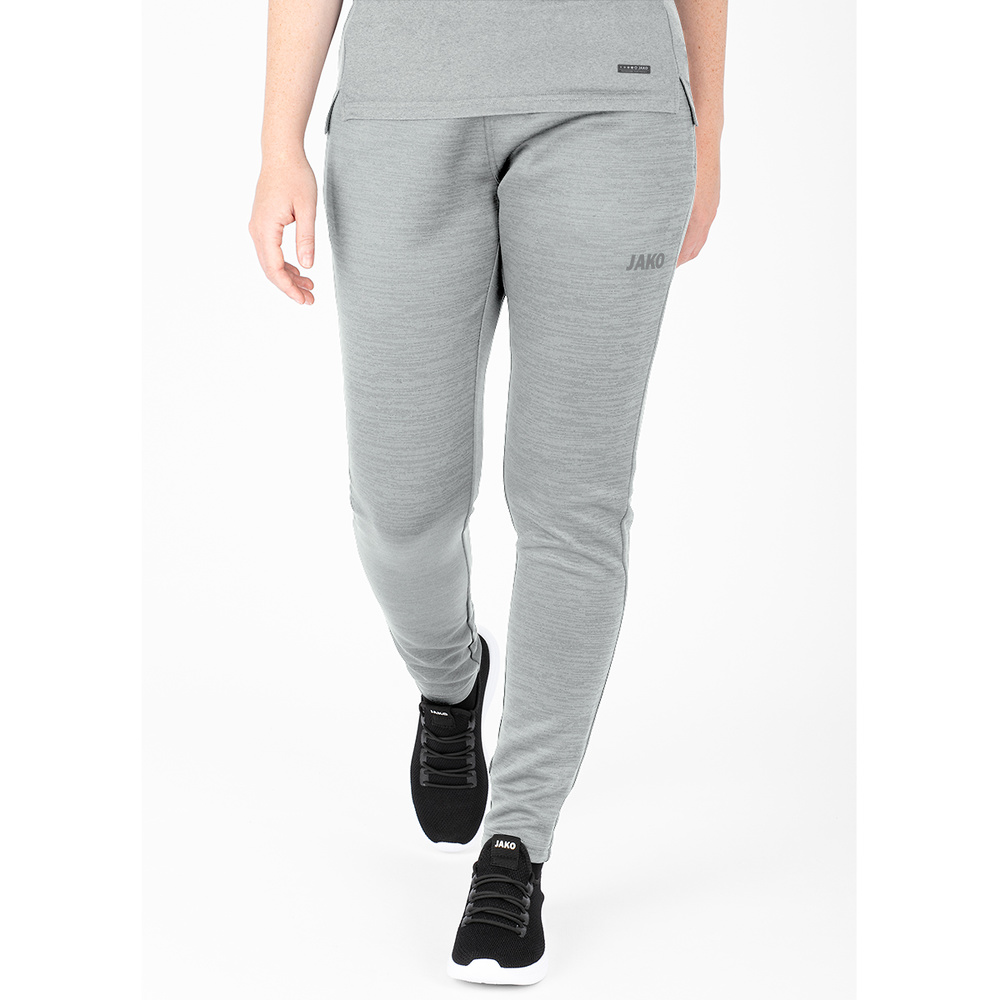 JOGGING TROUSERS JAKO CHALLENGE, LIGHT GREY MELANGE WOMEN. 