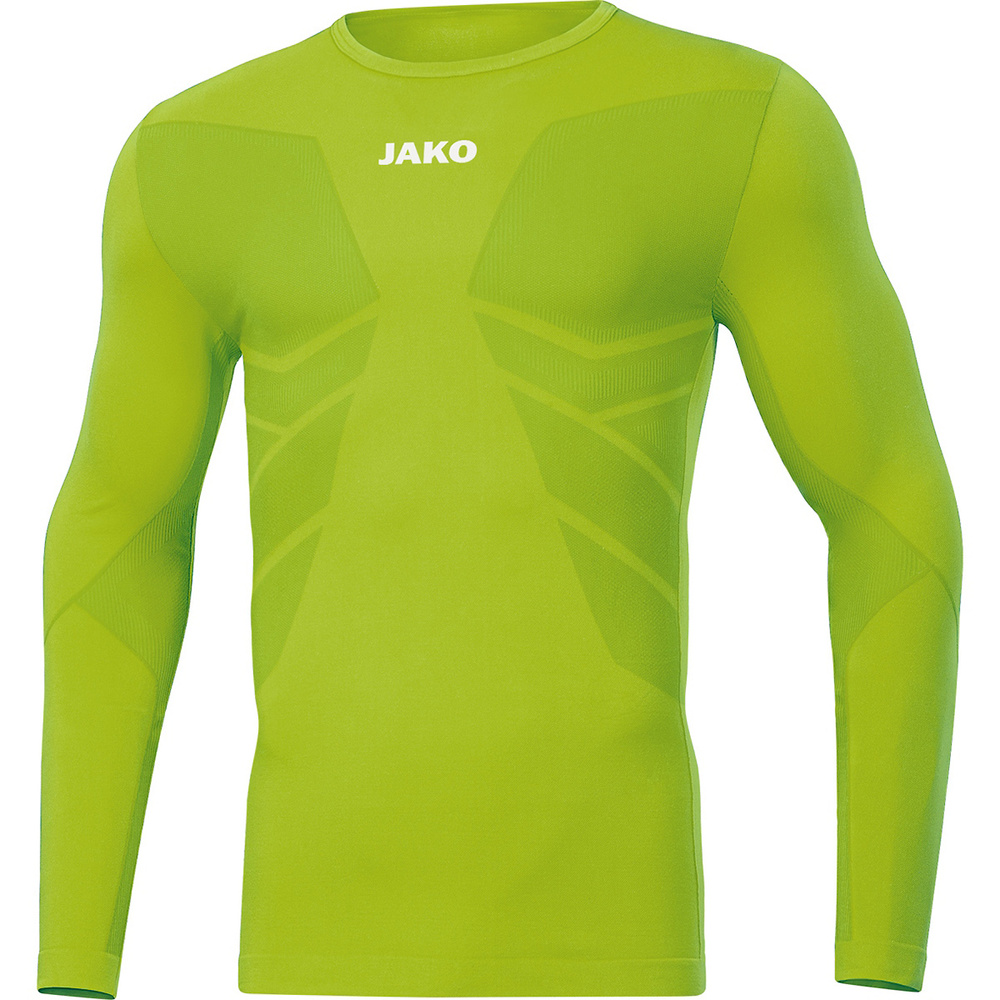 LONGSLEEVE JAKO COMFORT 2.0, NEON GREEN KIDS. 