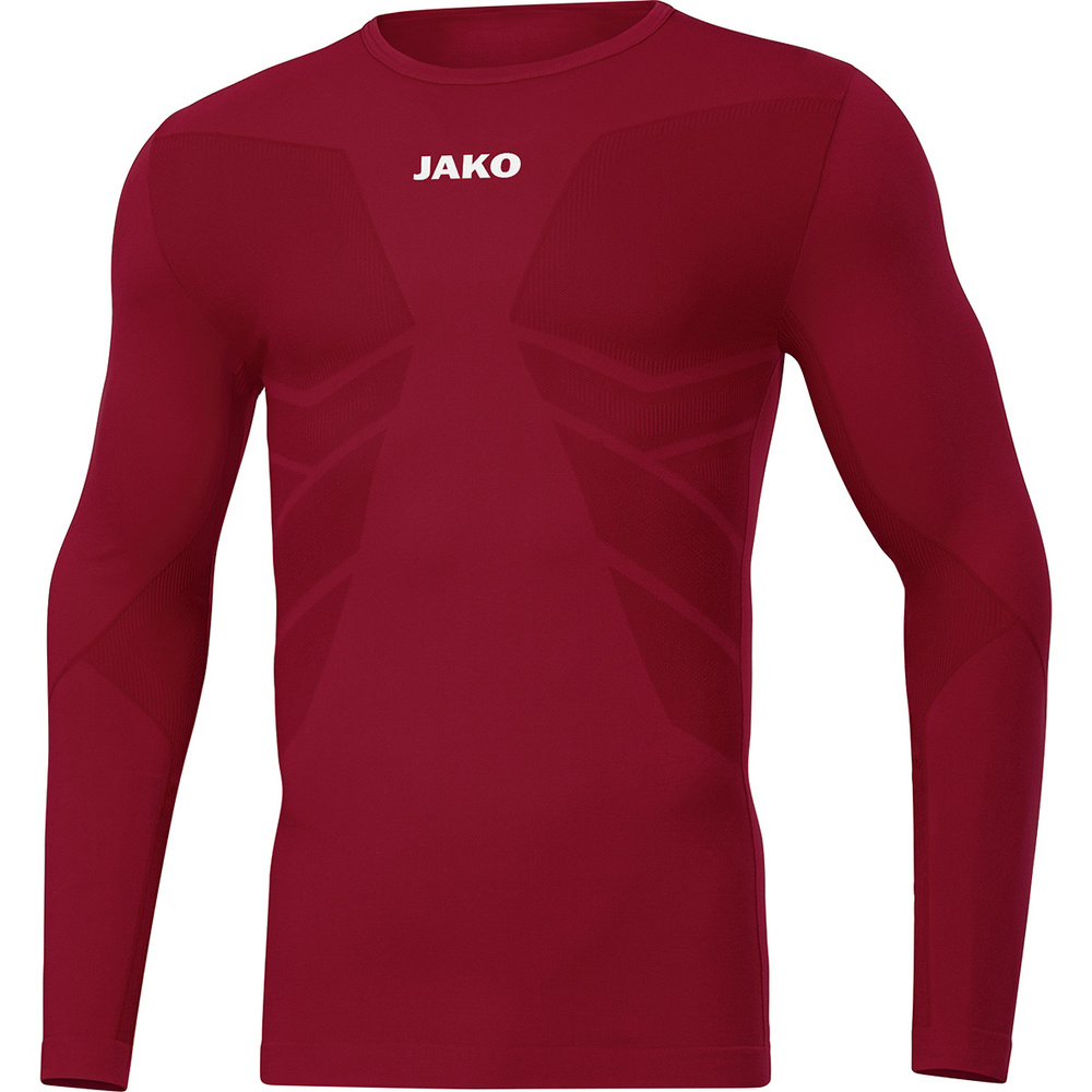 LONGSLEEVE JAKO COMFORT 2.0, WINE RED KIDS. 