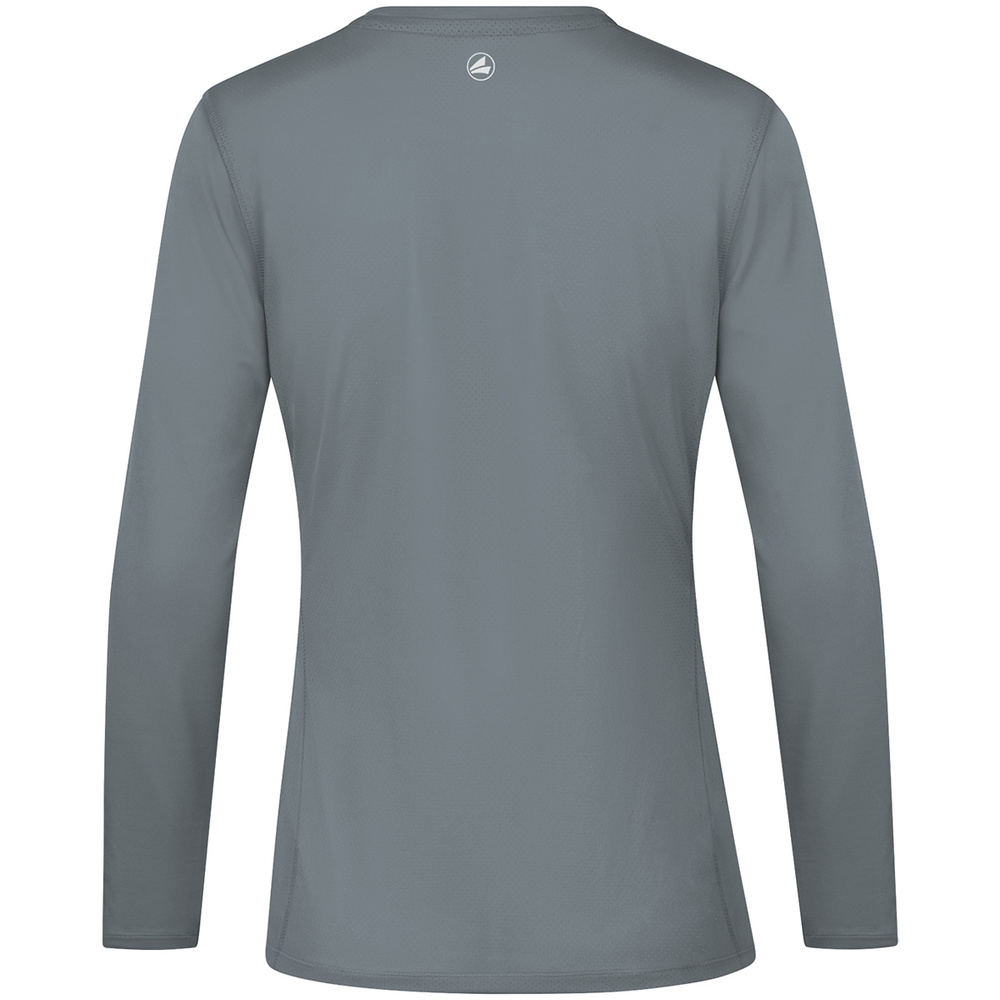 LONGSLEEVE JAKO RUN 2.0, STONE GREY WOMEN. 