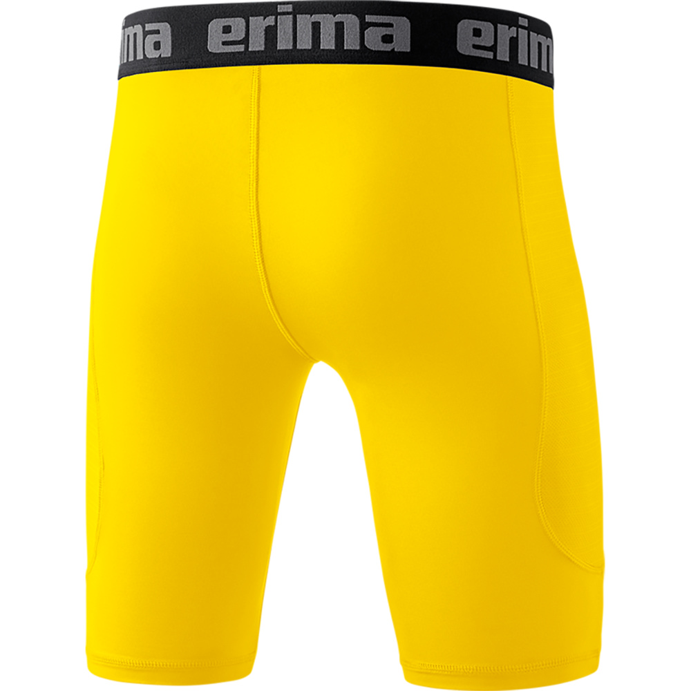 MALLAS CORTAS ERIMA ELEMENTAL, AMARILLA UNISEX. 