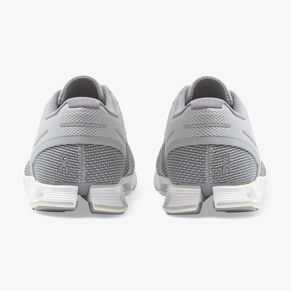 on running grey shoes