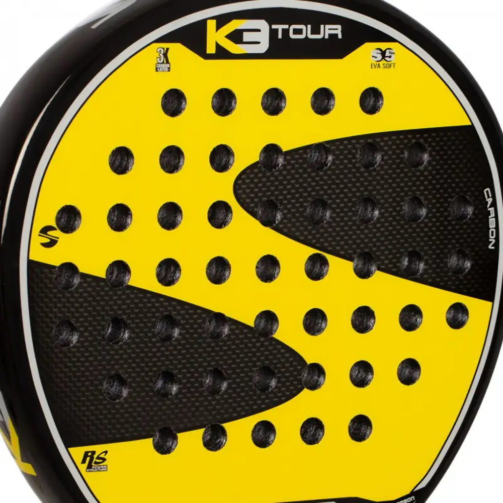 PADEL RACKET SOFTEE K3 TOUR 7.0 YELLOW 