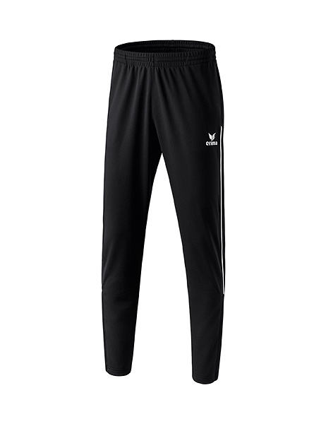 PANTALÓN DE ENTRENAMIENTO ERIMA CON INSERCIÓN Y RIBETEADO 2.0, NEGRO UNISEX. 