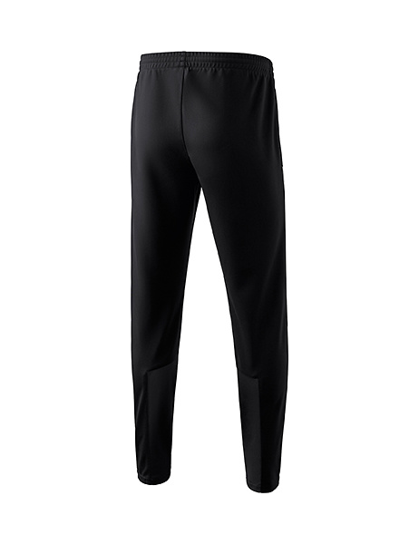 PANTALÓN DE ENTRENAMIENTO ERIMA CON INSERCIÓN Y RIBETEADO 2.0, NEGRO UNISEX. 