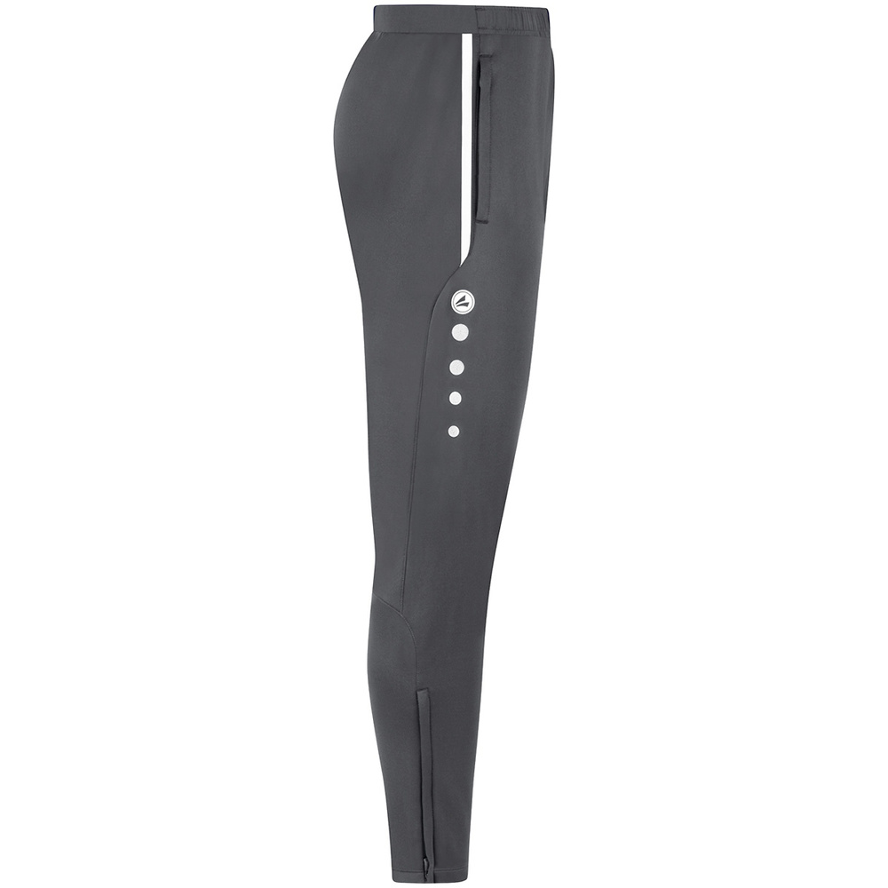 PANTALONES DE ENTRENAMIENTO JAKO ALLROUND, ANTRACITA MUJER. 