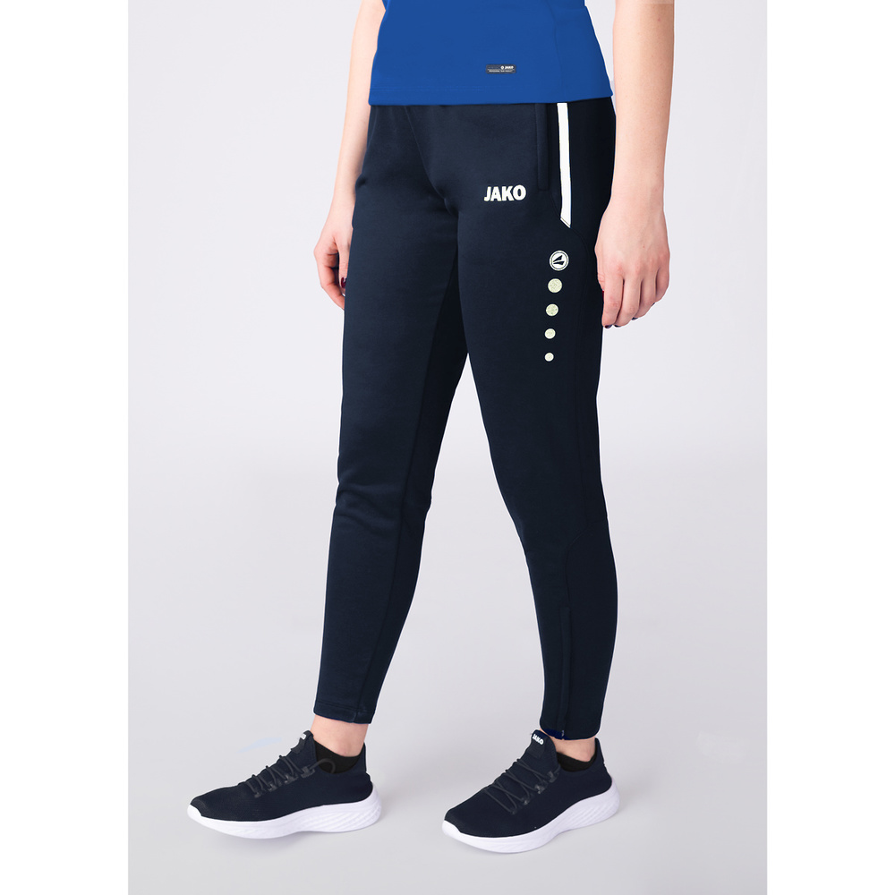 PANTALONES DE ENTRENAMIENTO JAKO ALLROUND, MARINO MUJER. 