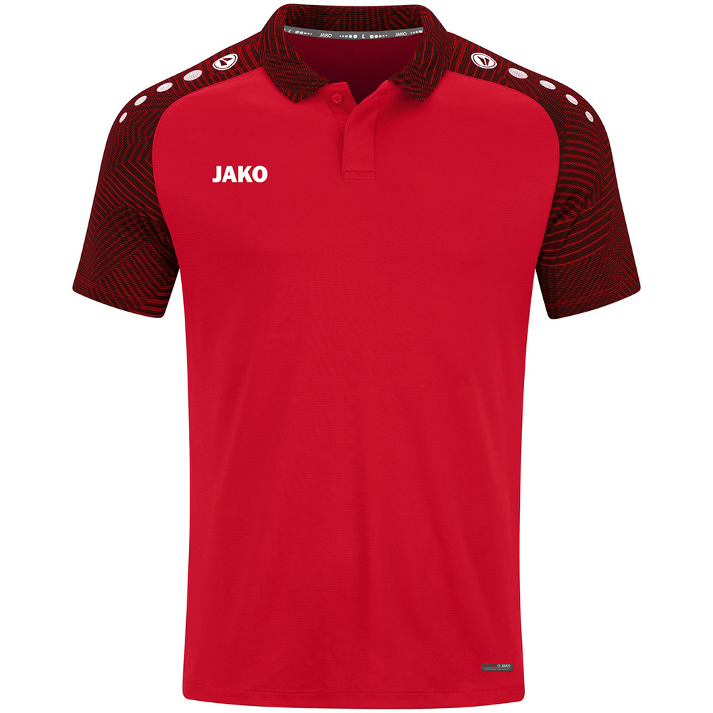 POLO JAKO PERFORMANCE, RED-BLACK MEN. 