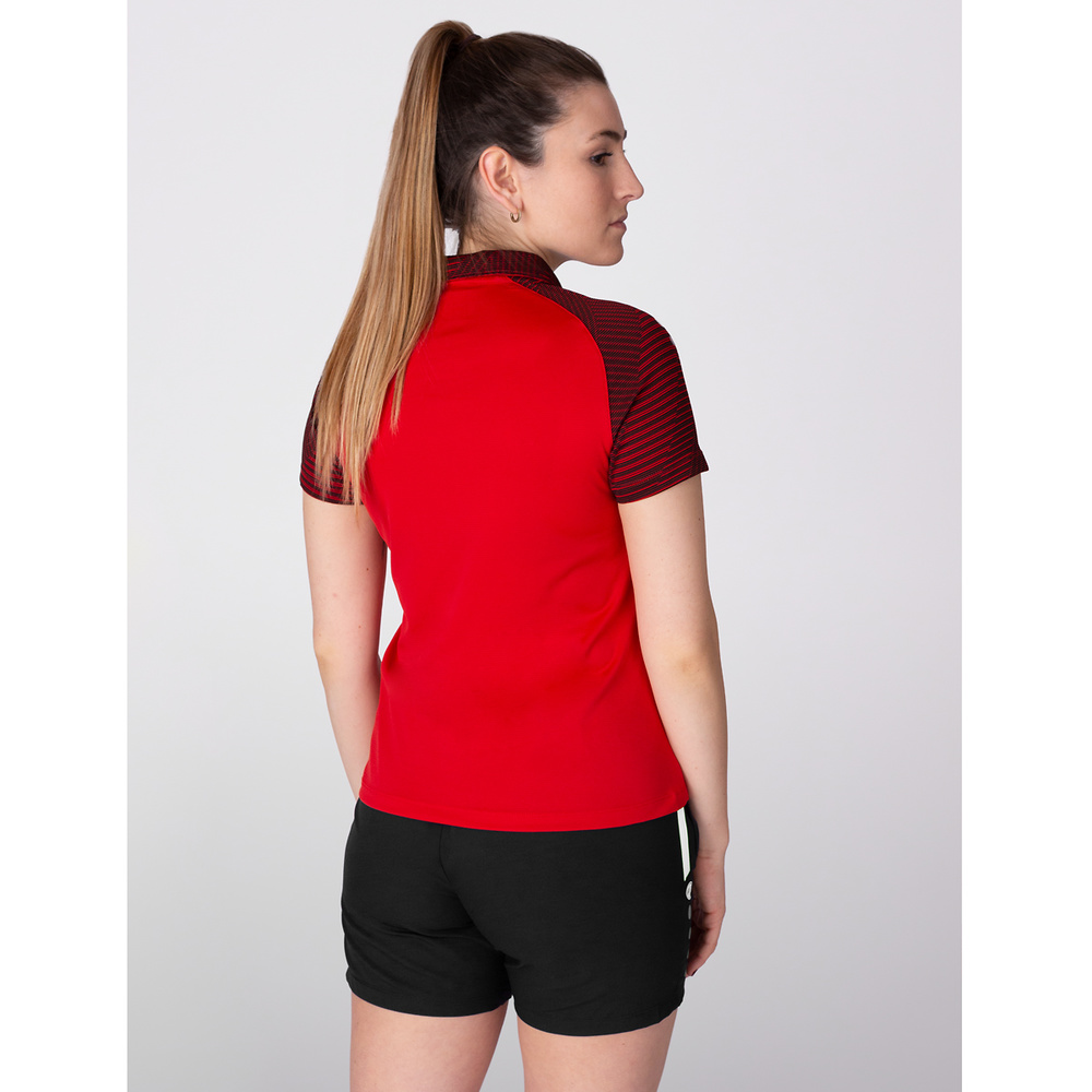 POLO JAKO PERFORMANCE, RED-BLACK WOMEN. 