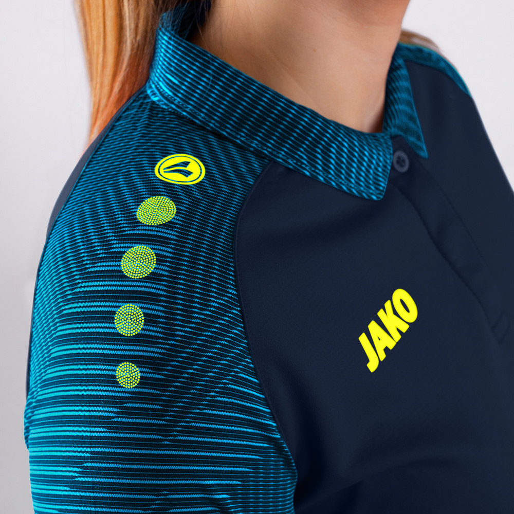 POLO JAKO PERFORMANCE, SEABLUE-JAKO BLUE WOMEN. 