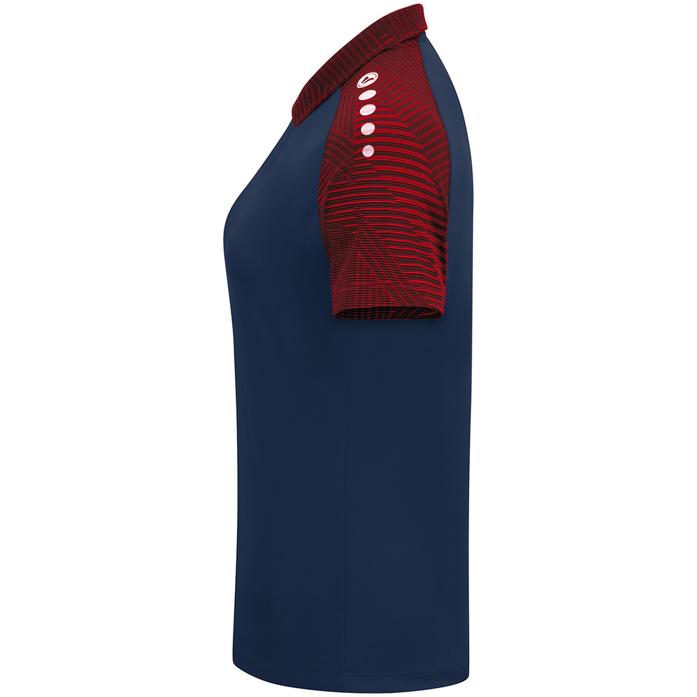 POLO JAKO PERFORMANCE, SEABLUE-RED WOMEN. 