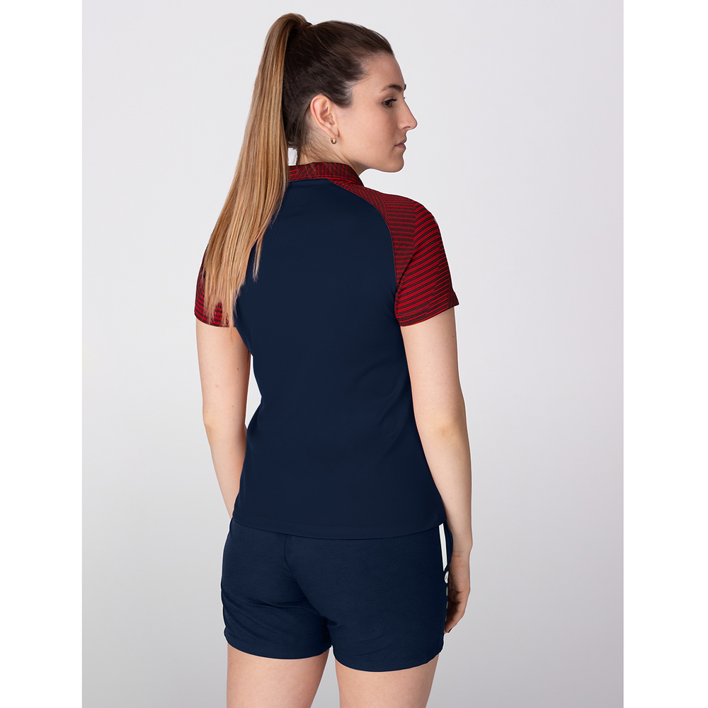 POLO JAKO PERFORMANCE, SEABLUE-RED WOMEN. 