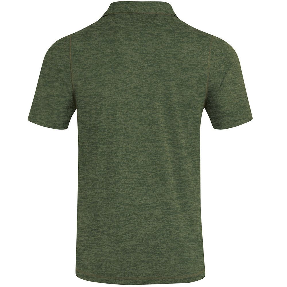 POLO JAKO PREMIUM BASICS, CAQUI MELANGE HOMBRE. 