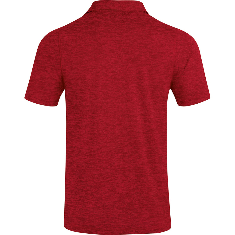 POLO JAKO PREMIUM BASICS, RED MELANGE MEN. 