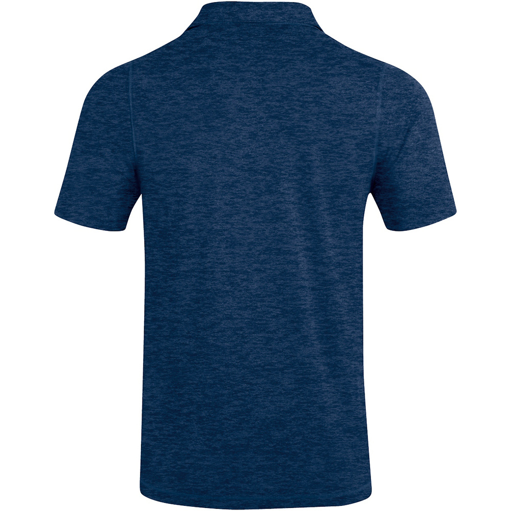 POLO JAKO PREMIUM BASICS, SEABLUE MELANGE MEN. 