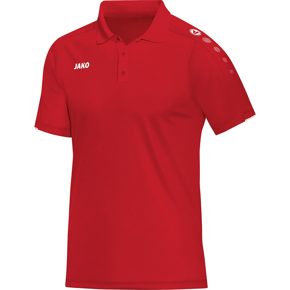 POLO SHIRT JAKO CLASSICO, RED KIDS. 