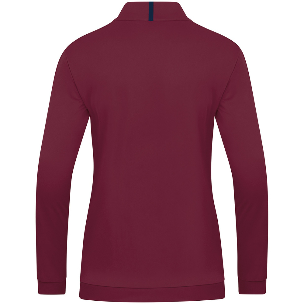 POLYESTER JACKET JAKO CHALLENGE, MAROON-SEABLUE WOMEN. 