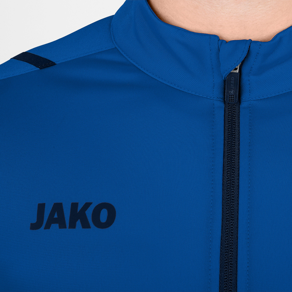 POLYESTER JACKET JAKO CHALLENGE, ROYAL-SEABLUE MEN. 