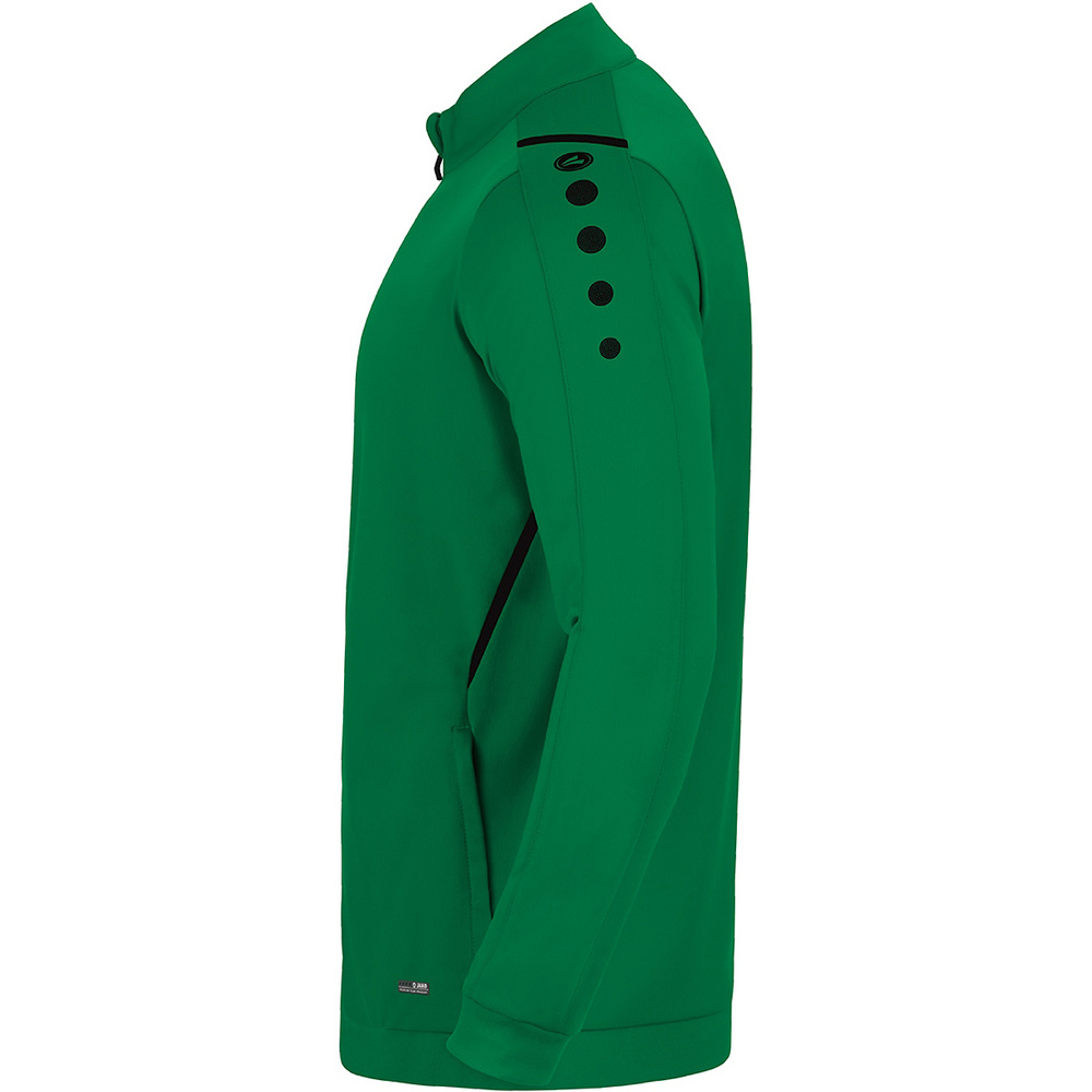 POLYESTER JACKET JAKO CHALLENGE, SPORT GREEN-BLACK MEN. 