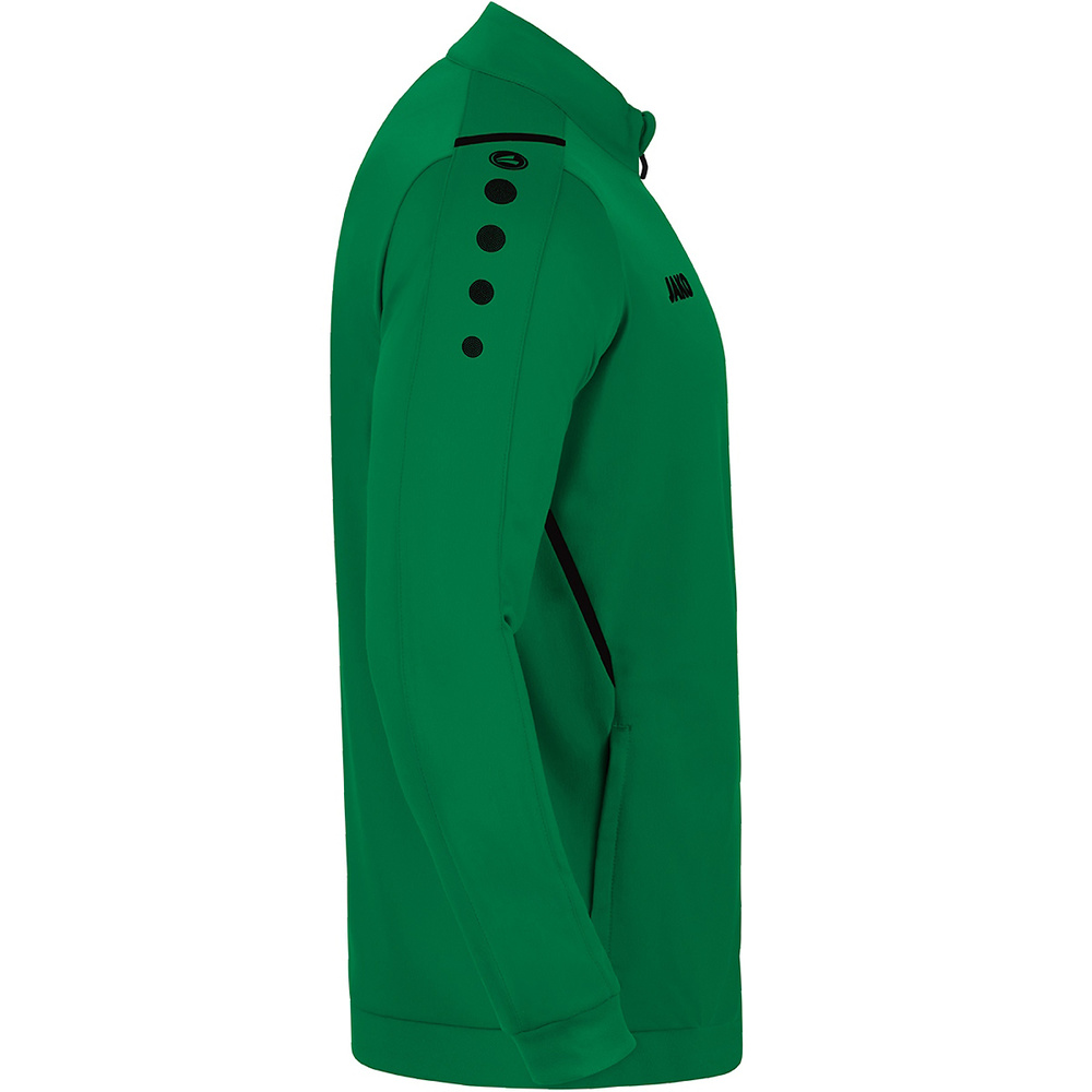 POLYESTER JACKET JAKO CHALLENGE, SPORT GREEN-BLACK MEN. 