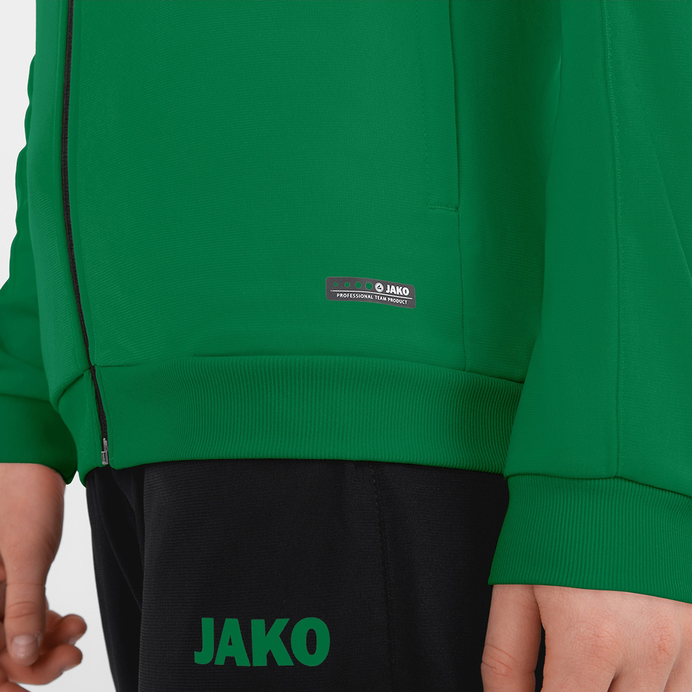 POLYESTER JACKET JAKO CHALLENGE, SPORT GREEN-BLACK WOMEN. 