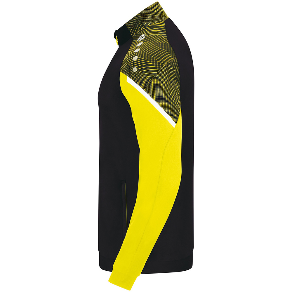 POLYESTER JACKET JAKO PERFORMANCE, BLACK-SOFT YELLOW KIDS. 