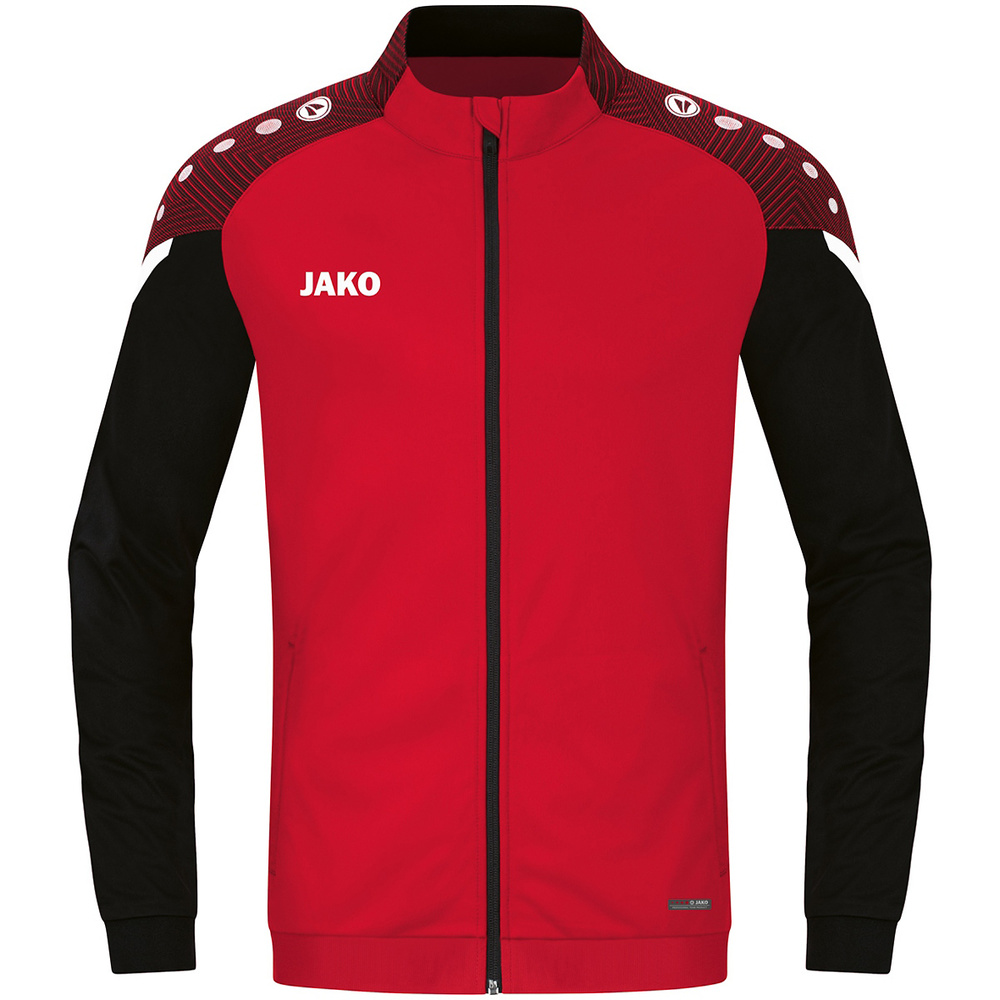 POLYESTER JACKET JAKO PERFORMANCE, RED-BLACK KIDS. 