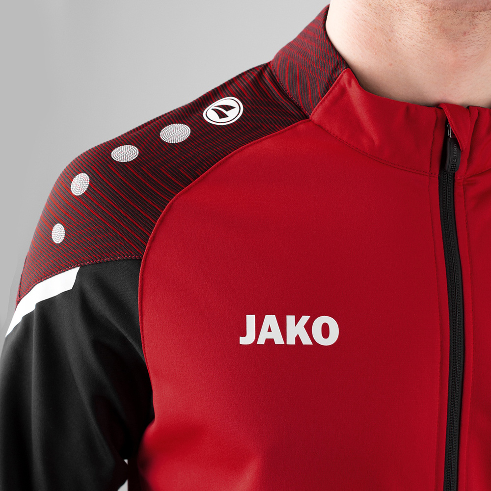 POLYESTER JACKET JAKO PERFORMANCE, RED-BLACK KIDS. 