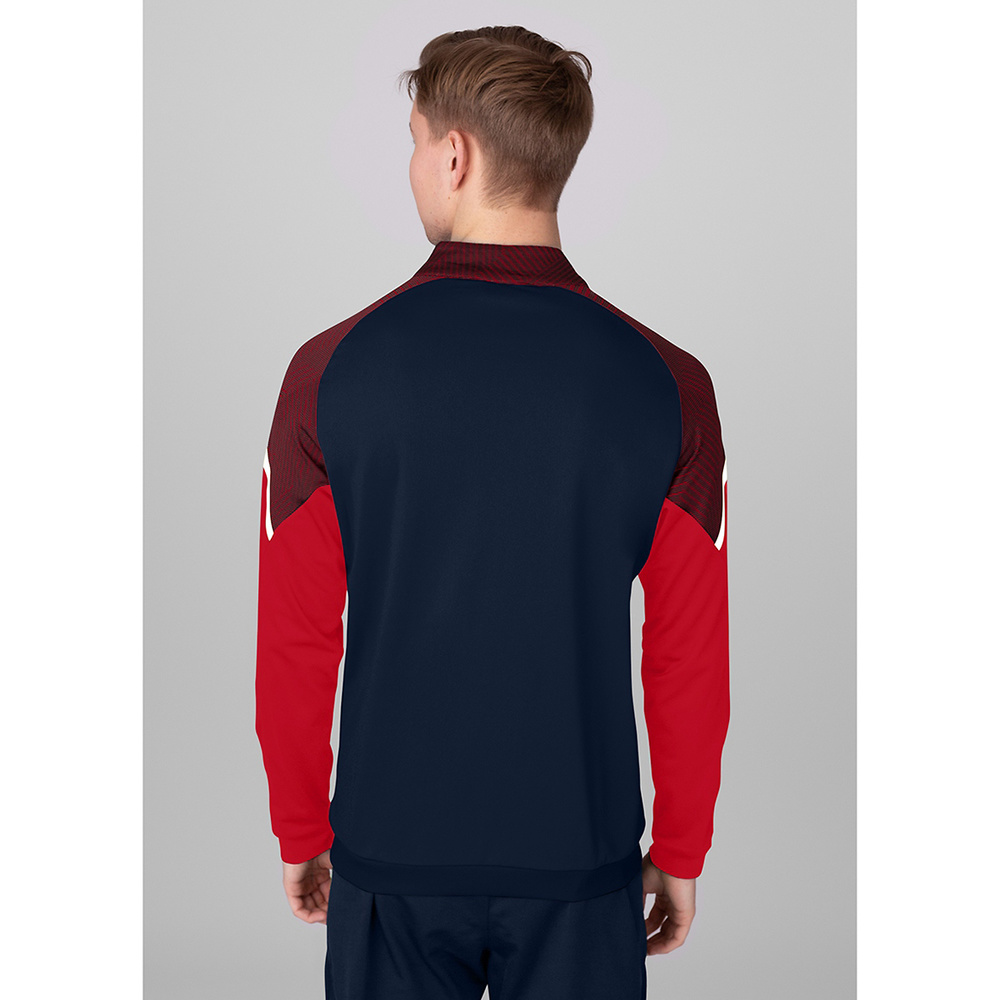 POLYESTER JACKET JAKO PERFORMANCE, SEABLUE-RED KIDS. 