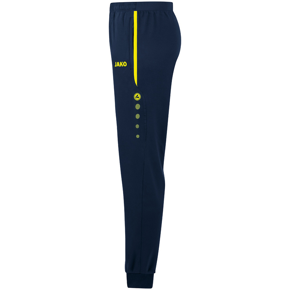 PRESENTATION TROUSERS JAKO ALLROUND, SEABLUE-NEON YELLOW-NEON YELLOW MEN. 