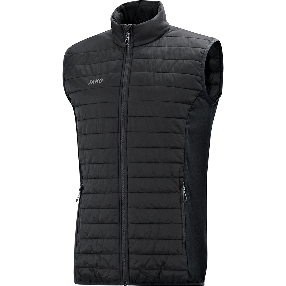 QUILTED VEST JAKO PREMIUM, BLACK MEN. 