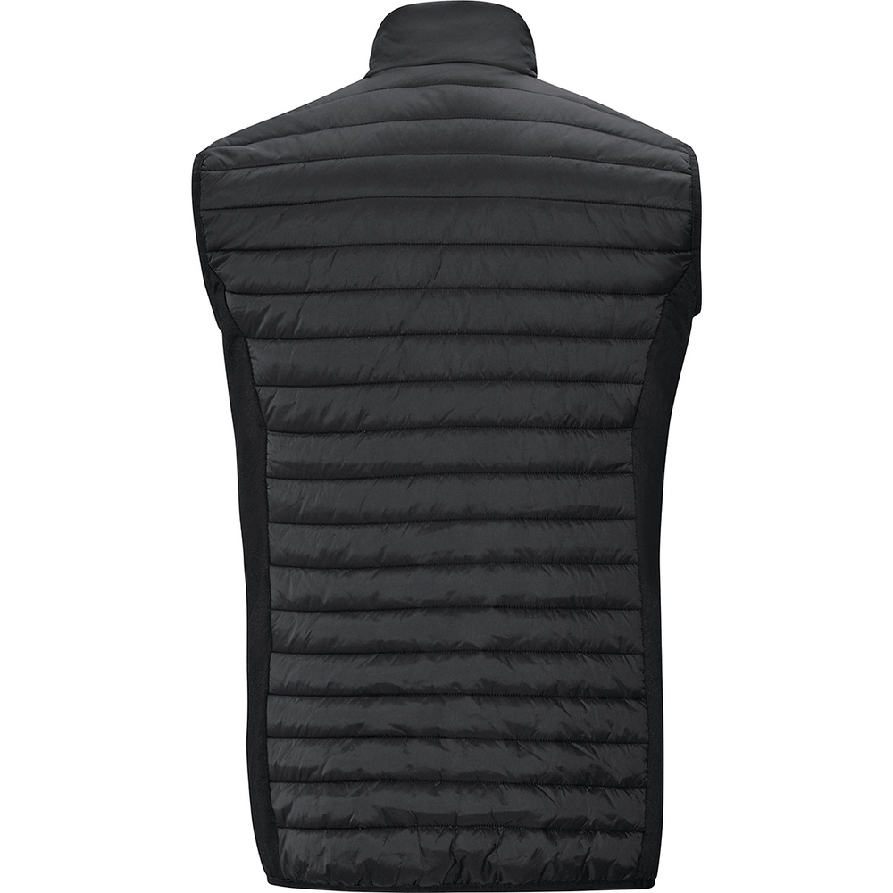 QUILTED VEST JAKO PREMIUM, BLACK MEN. 